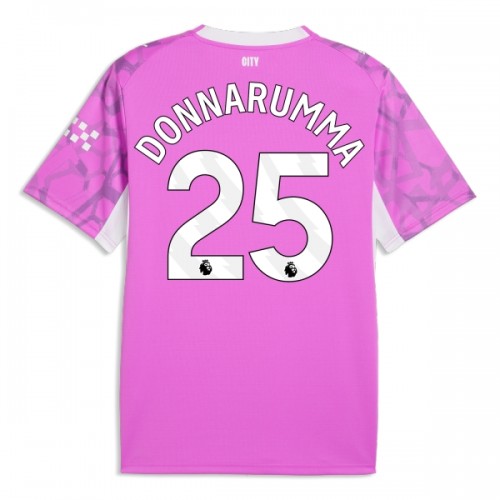 Fotbalový Dres Manchester City Donnarumma 25 Venkovní Dresy Brankářské 2026-27 Růžová Fotbalový Dres Manchester City Donnarumma 25 Venkovní Dresy Brankářské 2026-27 Růžová