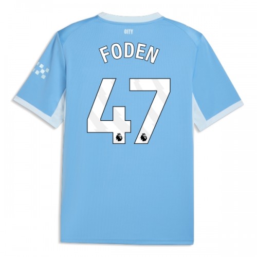 Fotbalový Dres Manchester City Foden 47 Domácí Dresy 2026-27 Fotbalový Dres Manchester City Foden 47 Domácí Dresy 2026-27