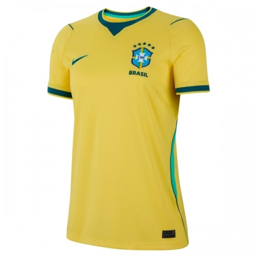 Dámský Fotbalový Dres Brazílie Domácí Dresy Mistrovství Světa 2026 Dámský Fotbalový Dres Brazílie Domácí Dresy Mistrovství Světa 2026