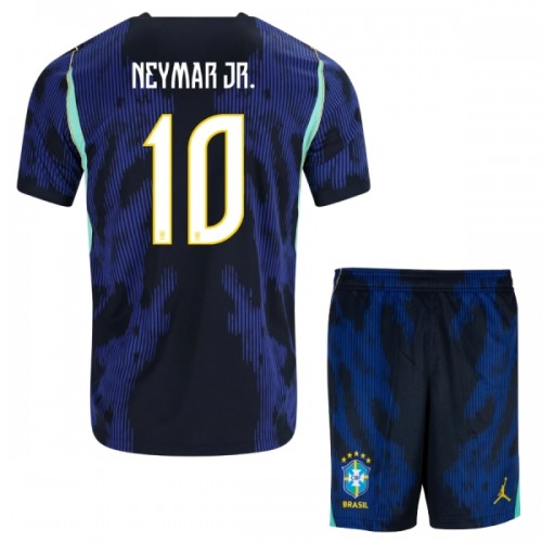 Dětský Fotbalový Dres Brazílie Neymar JR 10 Venkovní Dresy Mistrovství Světa 2026 Dětský Fotbalový Dres Brazílie Neymar JR 10 Venkovní Dresy Mistrovství Světa 2026