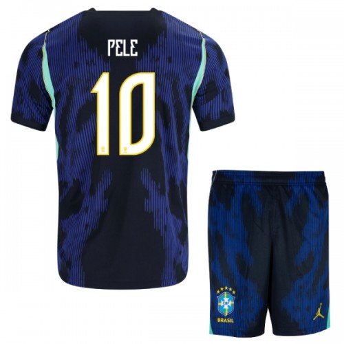 Dětský Fotbalový Dres Brazílie Pele 10 Venkovní Dresy Mistrovství Světa 2026 Dětský Fotbalový Dres Brazílie Pele 10 Venkovní Dresy Mistrovství Světa 2026