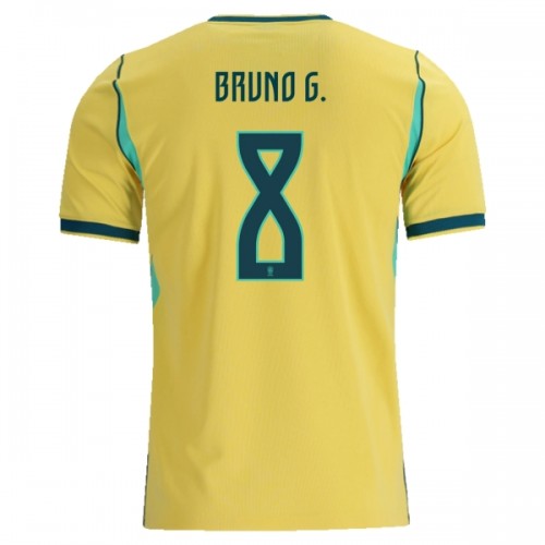 Fotbalový Dres Brazílie Bruno Guimaraes 8 Domácí Dresy Mistrovství Světa 2026 Fotbalový Dres Brazílie Bruno Guimaraes 8 Domácí Dresy Mistrovství Světa 2026