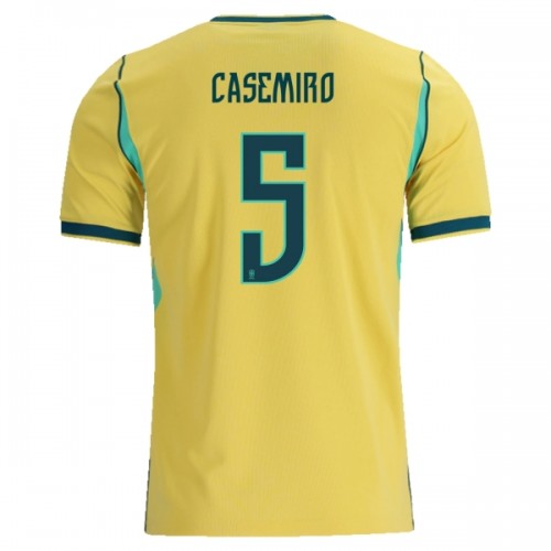 Fotbalový Dres Brazílie Casemiro 5 Domácí Dresy Mistrovství Světa 2026 Fotbalový Dres Brazílie Casemiro 5 Domácí Dresy Mistrovství Světa 2026