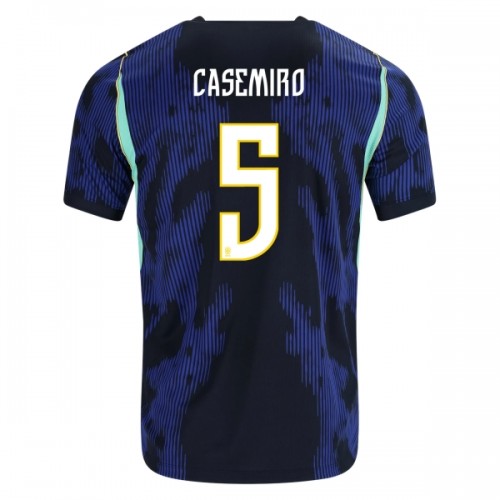Fotbalový Dres Brazílie Casemiro 5 Venkovní Dresy Mistrovství Světa 2026 Fotbalový Dres Brazílie Casemiro 5 Venkovní Dresy Mistrovství Světa 2026