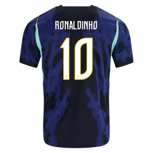 Fotbalový Dres Brazílie Ronaldinho 10 Venkovní Dresy Mistrovství Světa 2026 Fotbalový Dres Brazílie Ronaldinho 10 Venkovní Dresy Mistrovství Světa 2026