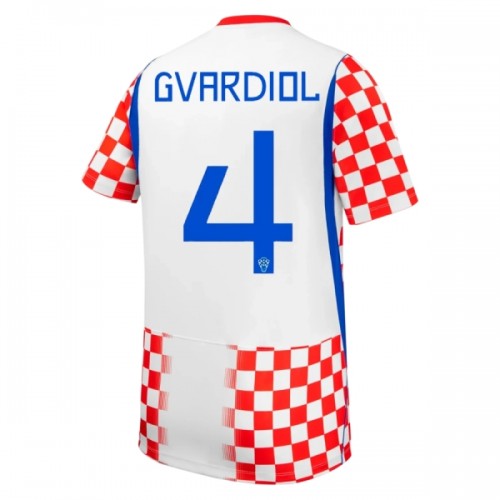 Fotbalový Dres Chorvatsko Gvardiol 4 Domácí Dresy Mistrovství Světa 2026 Fotbalový Dres Chorvatsko Gvardiol 4 Domácí Dresy Mistrovství Světa 2026