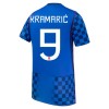 Fotbalový Dres Chorvatsko Kramaric 9 Venkovní Dresy Mistrovství Světa 2026