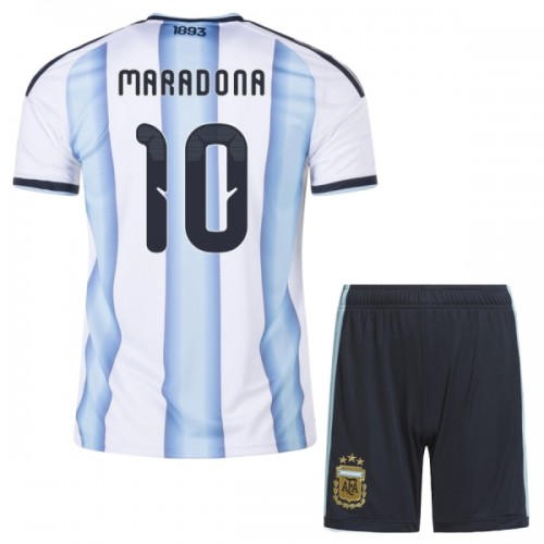 Dětský Fotbalový Dres Argentina Maradona 10 Domácí Dresy Mistrovství Světa 2026 Dětský Fotbalový Dres Argentina Maradona 10 Domácí Dresy Mistrovství Světa 2026