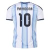 Dětský Fotbalový Dres Argentina Maradona 10 Domácí Dresy Mistrovství Světa 2026