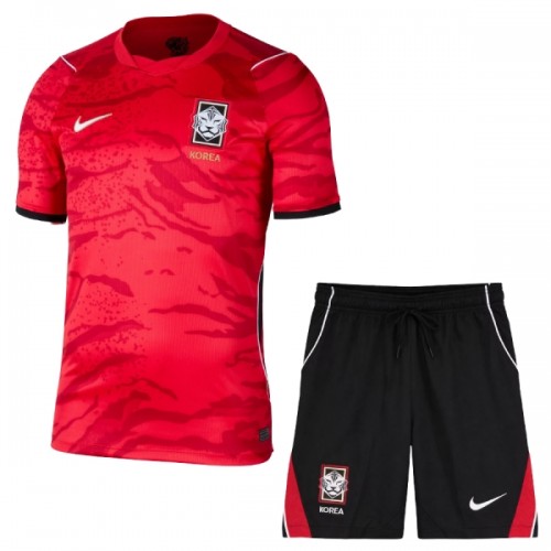 Dětský Fotbalový Dres Jižní Korea Domácí Dresy Mistrovství Světa 2026 Dětský Fotbalový Dres Jižní Korea Domácí Dresy Mistrovství Světa 2026