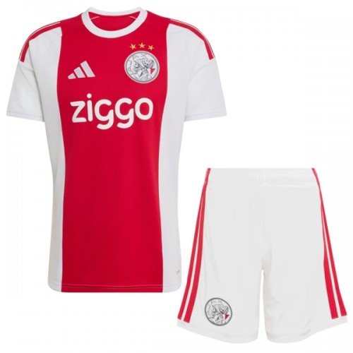 Dětský Fotbalový Dres Ajax Amsterdam Domácí Dresy 2026-27 Dětský Fotbalový Dres Ajax Amsterdam Domácí Dresy 2026-27
