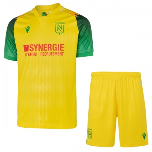 Dětský Fotbalový Dres FC Nantes Domácí Dresy 2026-27 Dětský Fotbalový Dres FC Nantes Domácí Dresy 2026-27