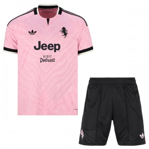 Dětský Fotbalový Dres Juventus Venkovní Dresy 2026-27 Dětský Fotbalový Dres Juventus Venkovní Dresy 2026-27