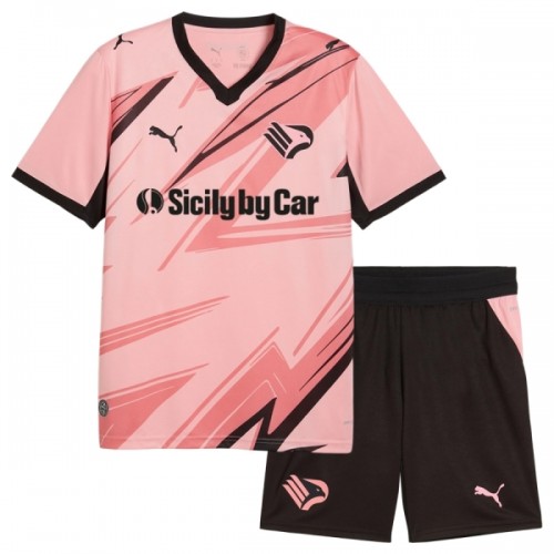 Dětský Fotbalový Dres Palermo Domácí Dresy 2026-27 Dětský Fotbalový Dres Palermo Domácí Dresy 2026-27