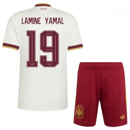 Dětský Fotbalový Dres Španělsko 2 Stars Lamine Yamal 19 Venkovní Dresy Mistrovství Světa 2026 Dětský Fotbalový Dres Španělsko 2 Stars Lamine Yamal 19 Venkovní Dresy Mistrovství Světa 2026