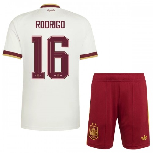 Dětský Fotbalový Dres Španělsko 2 Stars Rodrigo 16 Venkovní Dresy Mistrovství Světa 2026 Dětský Fotbalový Dres Španělsko 2 Stars Rodrigo 16 Venkovní Dresy Mistrovství Světa 2026