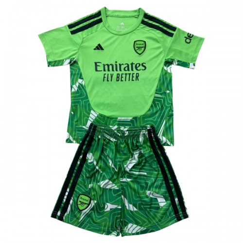 Dětský Fotbalový Dres Arsenal Brankářské 2026-27 Zelená Dětský Fotbalový Dres Arsenal Brankářské 2026-27 Zelená
