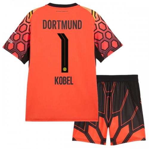 Dětský Fotbalový Dres Borussia Dortmund Kobel 1 Domácí Dresy Brankářské 2026-27 Oranžový Dětský Fotbalový Dres Borussia Dortmund Kobel 1 Domácí Dresy Brankářské 2026-27 Oranžový