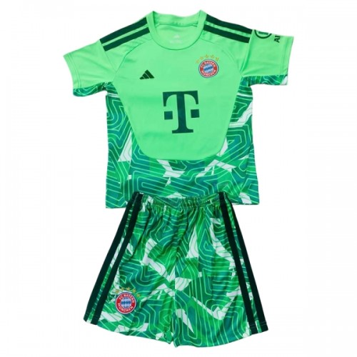 Dětský Fotbalový Dres FC Bayern Mnichov Brankářské 2026-27 Zelená Dětský Fotbalový Dres FC Bayern Mnichov Brankářské 2026-27 Zelená