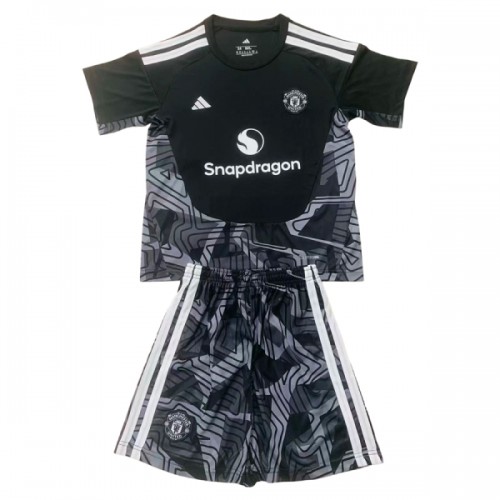 Dětský Fotbalový Dres Manchester United Brankářské 2026-27 Černá Dětský Fotbalový Dres Manchester United Brankářské 2026-27 Černá