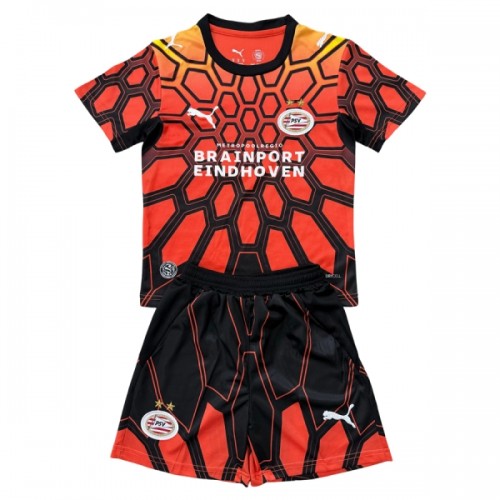 Dětský Fotbalový Dres PSV Eindhoven Brankářské 2026-27 Oranžový Dětský Fotbalový Dres PSV Eindhoven Brankářské 2026-27 Oranžový