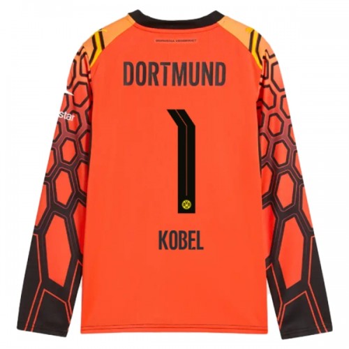 Fotbalový Dres Borussia Dortmund Kobel 1 Domácí Dresy Brankářské 2026-27 Dlouhý Rukáv Oranžový Fotbalový Dres Borussia Dortmund Kobel 1 Domácí Dresy Brankářské 2026-27 Dlouhý Rukáv Oranžový