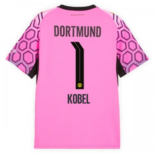Fotbalový Dres Borussia Dortmund Kobel 1 Venkovní Dresy Brankářské 2026-27 Růžová Fotbalový Dres Borussia Dortmund Kobel 1 Venkovní Dresy Brankářské 2026-27 Růžová