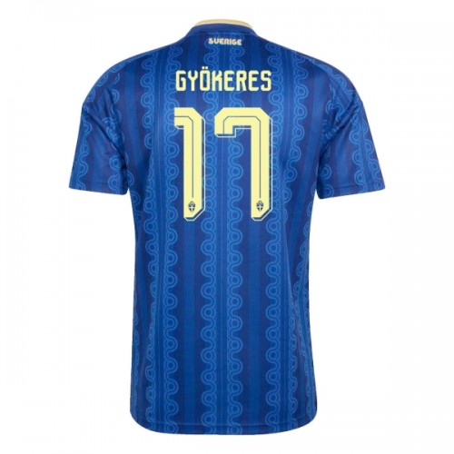 Fotbalový Dres Švédsko Gyokeres 17 Venkovní Dresy Mistrovství Světa 2026 Fotbalový Dres Švédsko Gyokeres 17 Venkovní Dresy Mistrovství Světa 2026