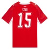 Fotbalový Dres Švýcarsko Djibril Sow 15 Domácí Dresy Mistrovství Světa 2026 Fotbalový Dres Švýcarsko Djibril Sow 15 Domácí Dresy Mistrovství Světa 2026