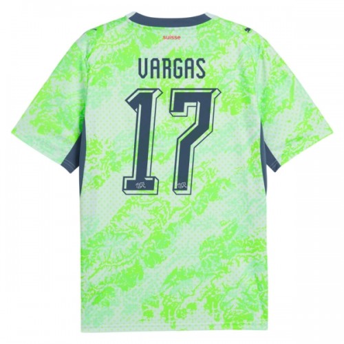 Fotbalový Dres Švýcarsko Vargas 17 Venkovní Dresy Mistrovství Světa 2026 Fotbalový Dres Švýcarsko Vargas 17 Venkovní Dresy Mistrovství Světa 2026