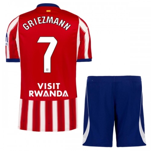 Dětský Fotbalový Dres Atlético Madrid Griezmann 7 Domácí Dresy 2026-27 Dětský Fotbalový Dres Atlético Madrid Griezmann 7 Domácí Dresy 2026-27