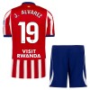 Dětský Fotbalový Dres Atlético Madrid J. Alvarez 19 Domácí Dresy 2026-27 Dětský Fotbalový Dres Atlético Madrid J. Alvarez 19 Domácí Dresy 2026-27