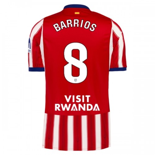 Fotbalový Dres Atlético Madrid Barrios 8 Domácí Dresy 2026-27 Fotbalový Dres Atlético Madrid Barrios 8 Domácí Dresy 2026-27