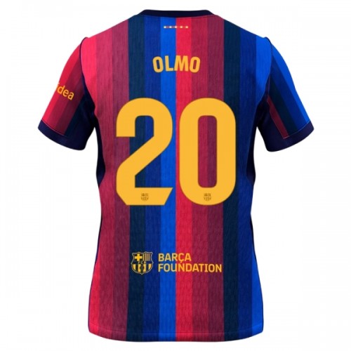 Fotbalový Dres FC Barcelona Olmo 20 Domácí Dresy 2026-27 Fotbalový Dres FC Barcelona Olmo 20 Domácí Dresy 2026-27