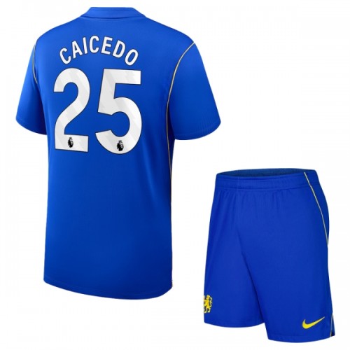 Dětský Fotbalový Dres Chelsea Caicedo 25 Domácí Dresy 2026-27 Dětský Fotbalový Dres Chelsea Caicedo 25 Domácí Dresy 2026-27