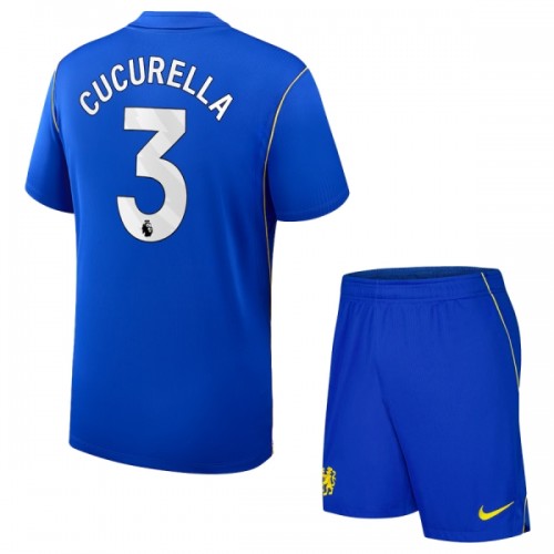 Dětský Fotbalový Dres Chelsea Cucurella 3 Domácí Dresy 2026-27 Dětský Fotbalový Dres Chelsea Cucurella 3 Domácí Dresy 2026-27