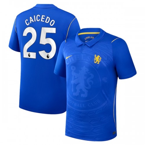Fotbalový Dres Chelsea Caicedo 25 Domácí Dresy 2026-27 Fotbalový Dres Chelsea Caicedo 25 Domácí Dresy 2026-27
