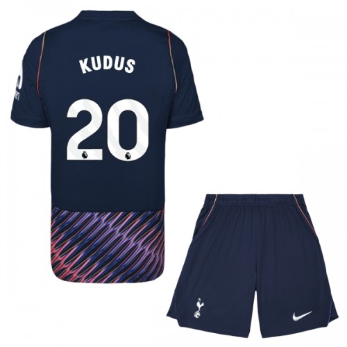 Dětský Fotbalový Dres Tottenham Hotspur Kudus 20 Venkovní Dresy 2026-27 Dětský Fotbalový Dres Tottenham Hotspur Kudus 20 Venkovní Dresy 2026-27