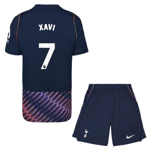 Dětský Fotbalový Dres Tottenham Hotspur Xavi 7 Venkovní Dresy 2026-27 Dětský Fotbalový Dres Tottenham Hotspur Xavi 7 Venkovní Dresy 2026-27