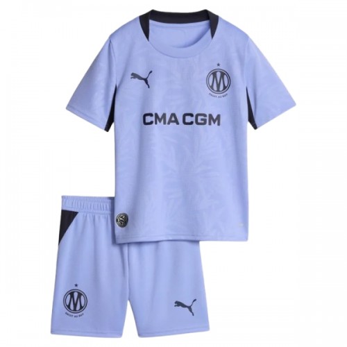 Dětský Fotbalový Dres Olympique de Marseille Alternativní Dresy 2026-27 Dětský Fotbalový Dres Olympique de Marseille Alternativní Dresy 2026-27