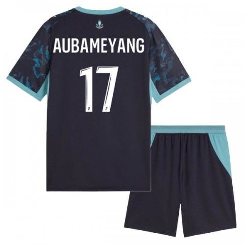 Dětský Fotbalový Dres Olympique de Marseille Aubameyang 17 Venkovní Dresy 2026-27 Dětský Fotbalový Dres Olympique de Marseille Aubameyang 17 Venkovní Dresy 2026-27