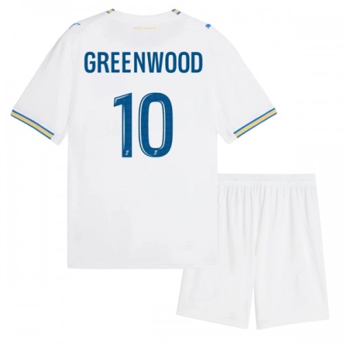 Dětský Fotbalový Dres Olympique de Marseille Greenwood 10 Domácí Dresy 2026-27 Dětský Fotbalový Dres Olympique de Marseille Greenwood 10 Domácí Dresy 2026-27