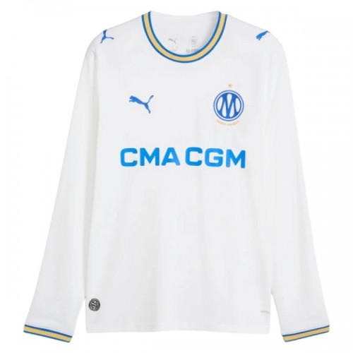 Fotbalový Dres Olympique de Marseille Domácí Dresy 2026-27 Dlouhý Rukáv Fotbalový Dres Olympique de Marseille Domácí Dresy 2026-27 Dlouhý Rukáv