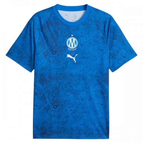 Fotbalový Dres Olympique de Marseille Pre-Match 2026-27 Modrá Fotbalový Dres Olympique de Marseille Pre-Match 2026-27 Modrá