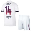 Dětský Fotbalový Dres Paris Saint-Germain Desire Doue 14 Venkovní Dresy 2026-27 Dětský Fotbalový Dres Paris Saint-Germain Desire Doue 14 Venkovní Dresy 2026-27