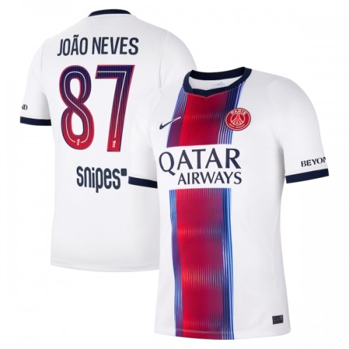 Fotbalový Dres Paris Saint-Germain Joao Neves 87 Venkovní Dresy 2026-27 Fotbalový Dres Paris Saint-Germain Joao Neves 87 Venkovní Dresy 2026-27