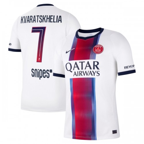 Fotbalový Dres Paris Saint-Germain Kvaratskhelia 7 Venkovní Dresy 2026-27 Fotbalový Dres Paris Saint-Germain Kvaratskhelia 7 Venkovní Dresy 2026-27