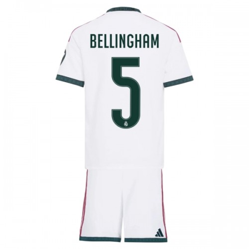 Dětský Fotbalový Dres Real Madrid Bellingham 5 Domácí Dresy 2026-27 Dětský Fotbalový Dres Real Madrid Bellingham 5 Domácí Dresy 2026-27