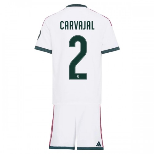 Dětský Fotbalový Dres Real Madrid Carvajal 2 Domácí Dresy 2026-27 Dětský Fotbalový Dres Real Madrid Carvajal 2 Domácí Dresy 2026-27