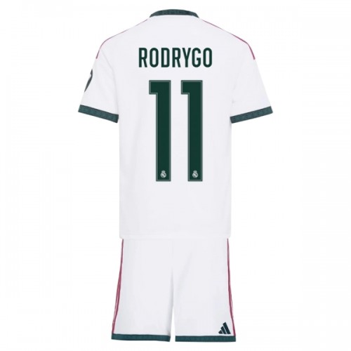 Dětský Fotbalový Dres Real Madrid Rodrygo 11 Domácí Dresy 2026-27 Dětský Fotbalový Dres Real Madrid Rodrygo 11 Domácí Dresy 2026-27